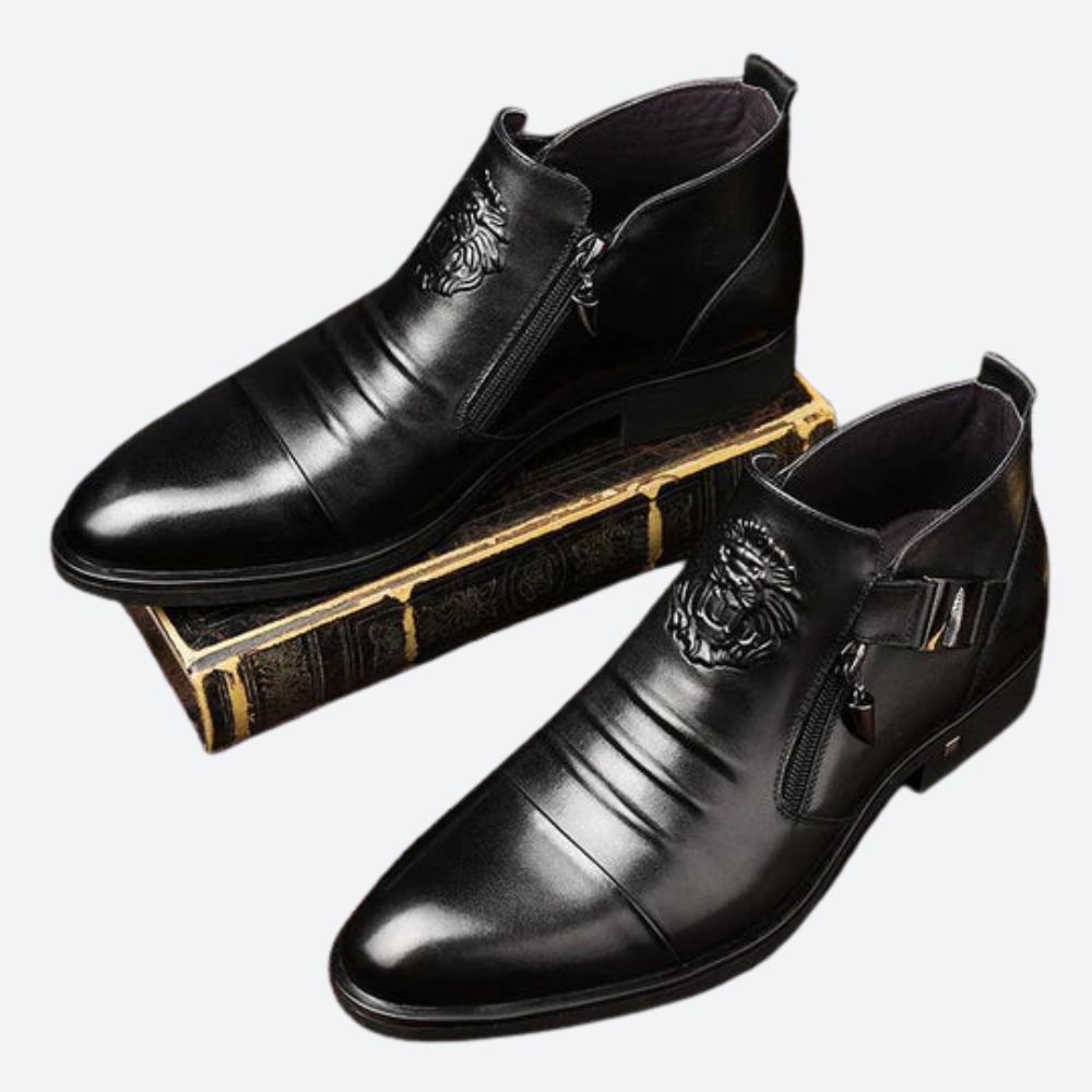 Elegantes zapatos de piel italiana - Franky