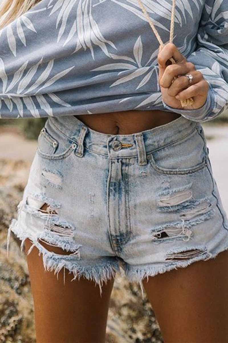 Dana - Pantalones cortos vaqueros de moda para mujer