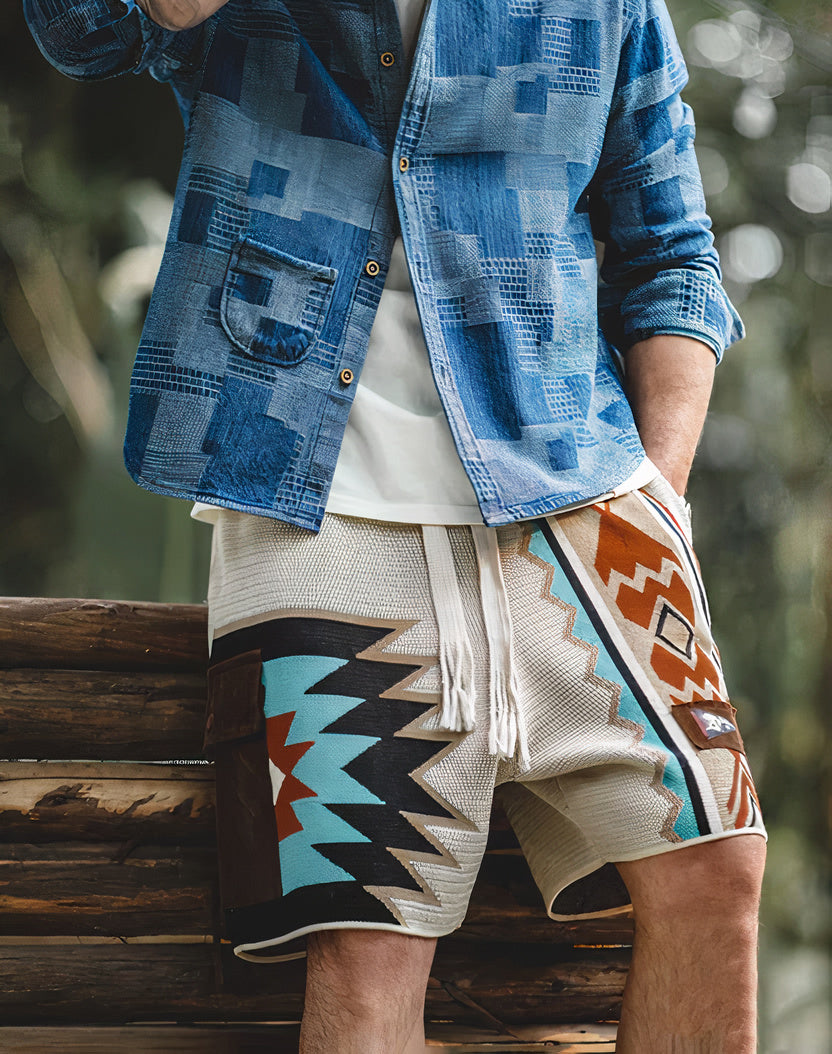Elegantes pantalones cortos de verano para hombre para unas vacaciones relajantes - Friso