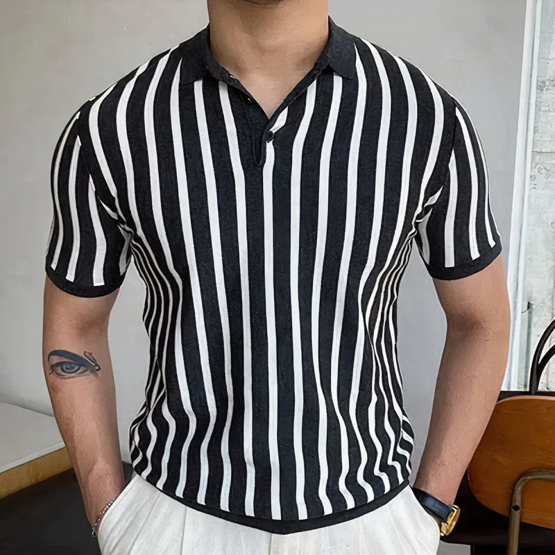 Elegante polo de verano de manga corta - Anco