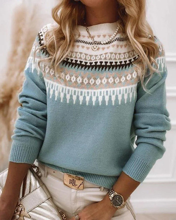 Diana - Elegante jersey boho de punto para un look de tendencia