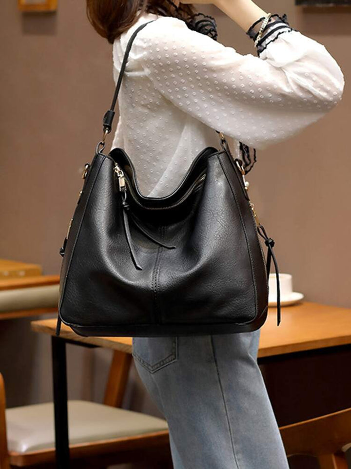 Jacky - Elegante y espacioso bolso tote de piel para las aventuras de verano de las mujeres