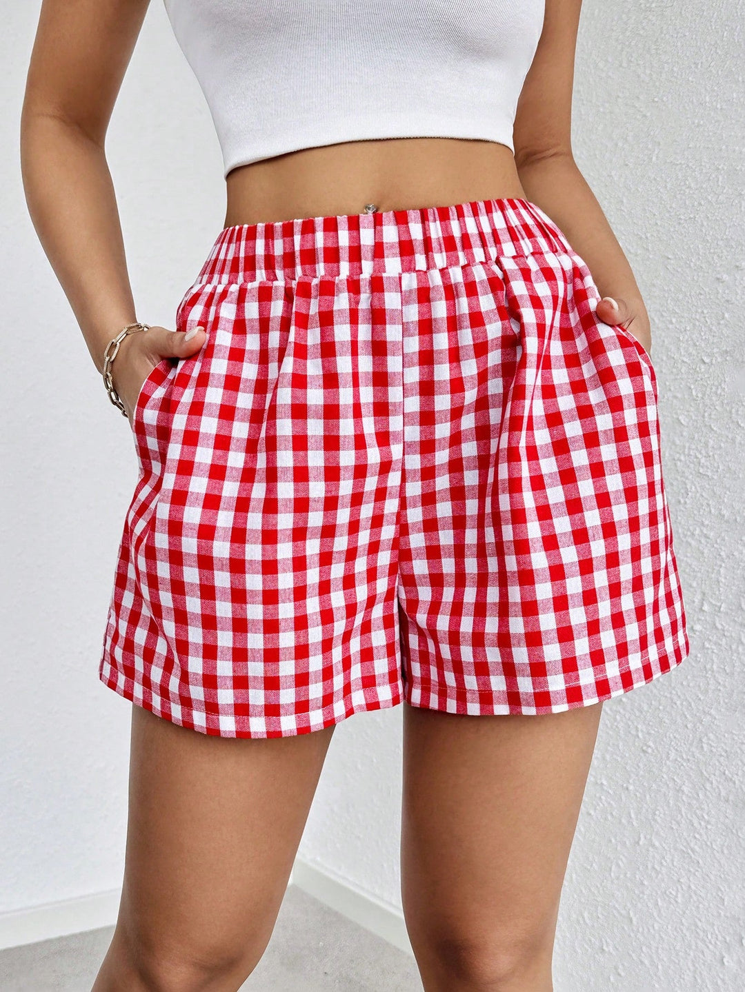 Blythe - Elegantes pantalones cortos de verano a rayas para mujer