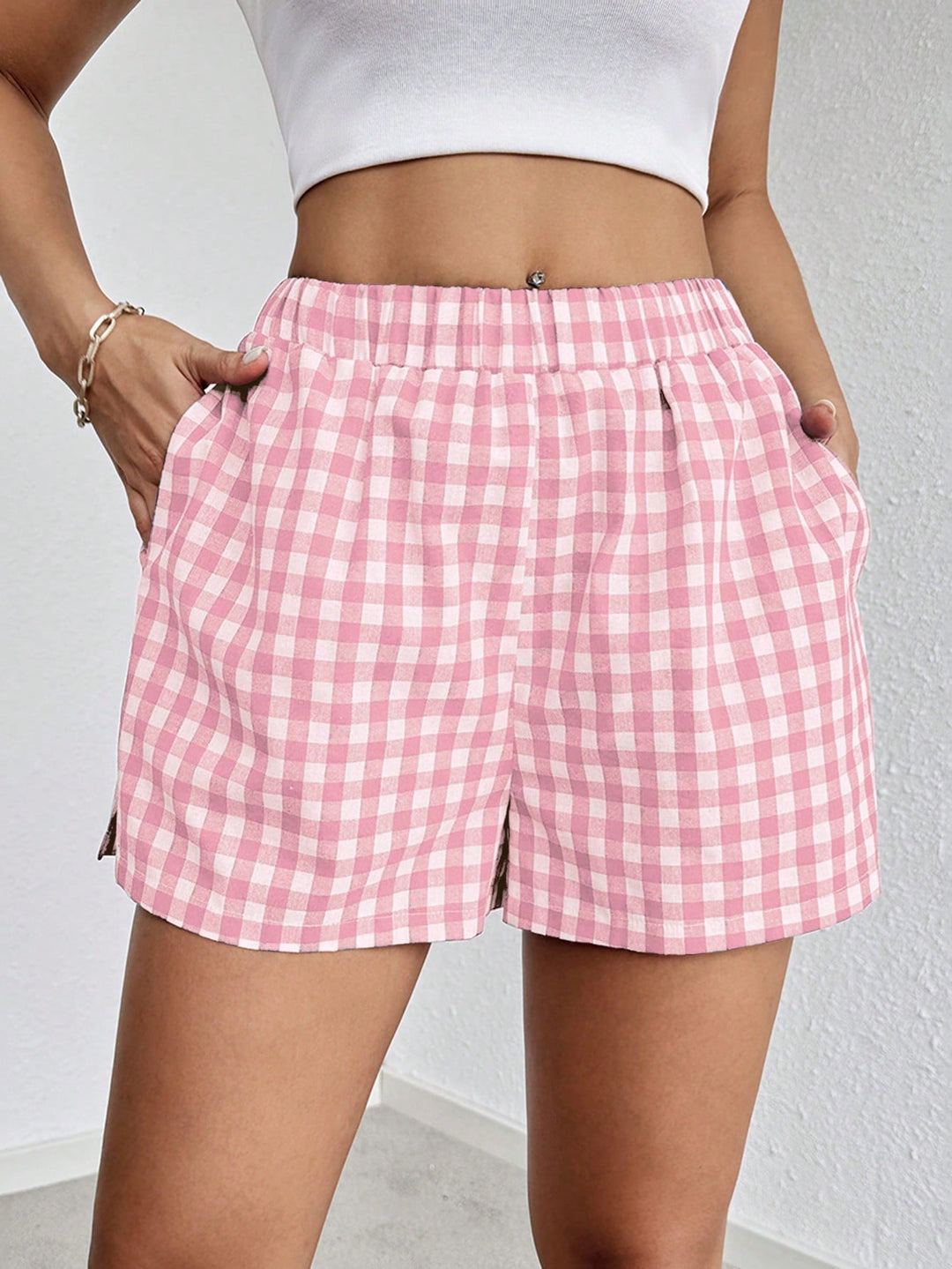Blythe - Elegantes pantalones cortos de verano a rayas para mujer