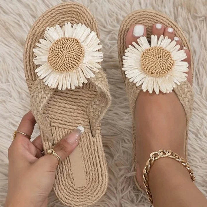 Audrey - Elegantes zapatillas tejidas a mano perfectas para descubrir en verano