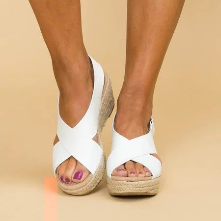 Courtney - Sandalias de verano lujosas y cómodas para mujer