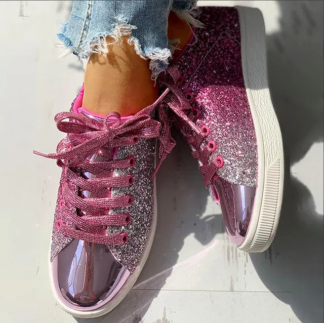 Aria - Glamorous Zapato Casual Glitter Mujer