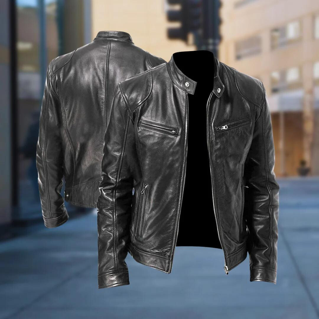David™ - Chaqueta de Cuero para Hombre