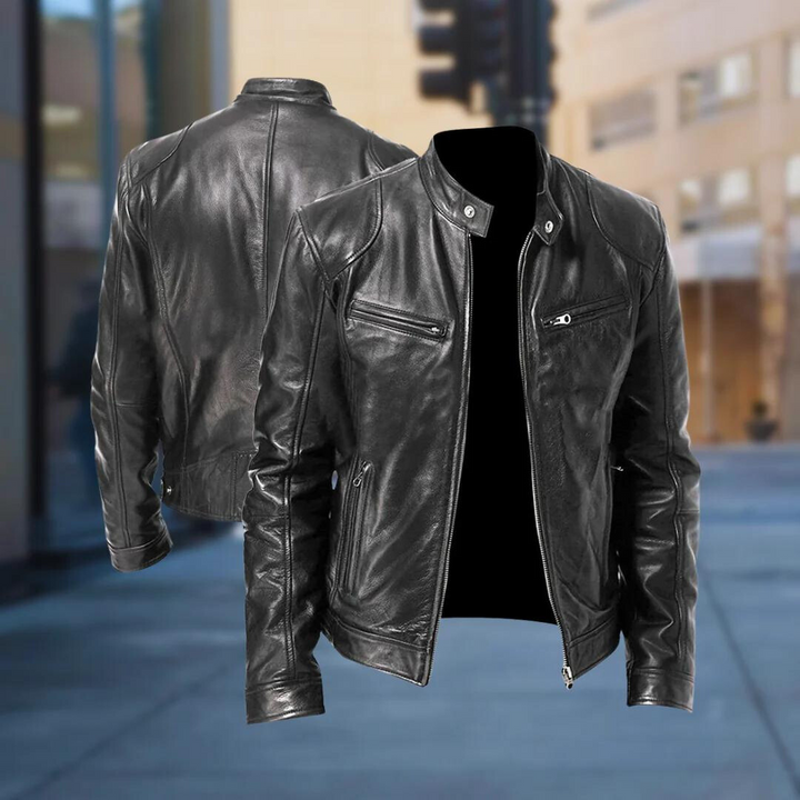 David™ - Chaqueta de Cuero para Hombre