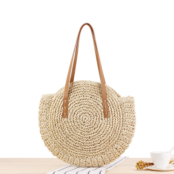 Chelsea - Elegante bolso de paja hecho a mano para mujer