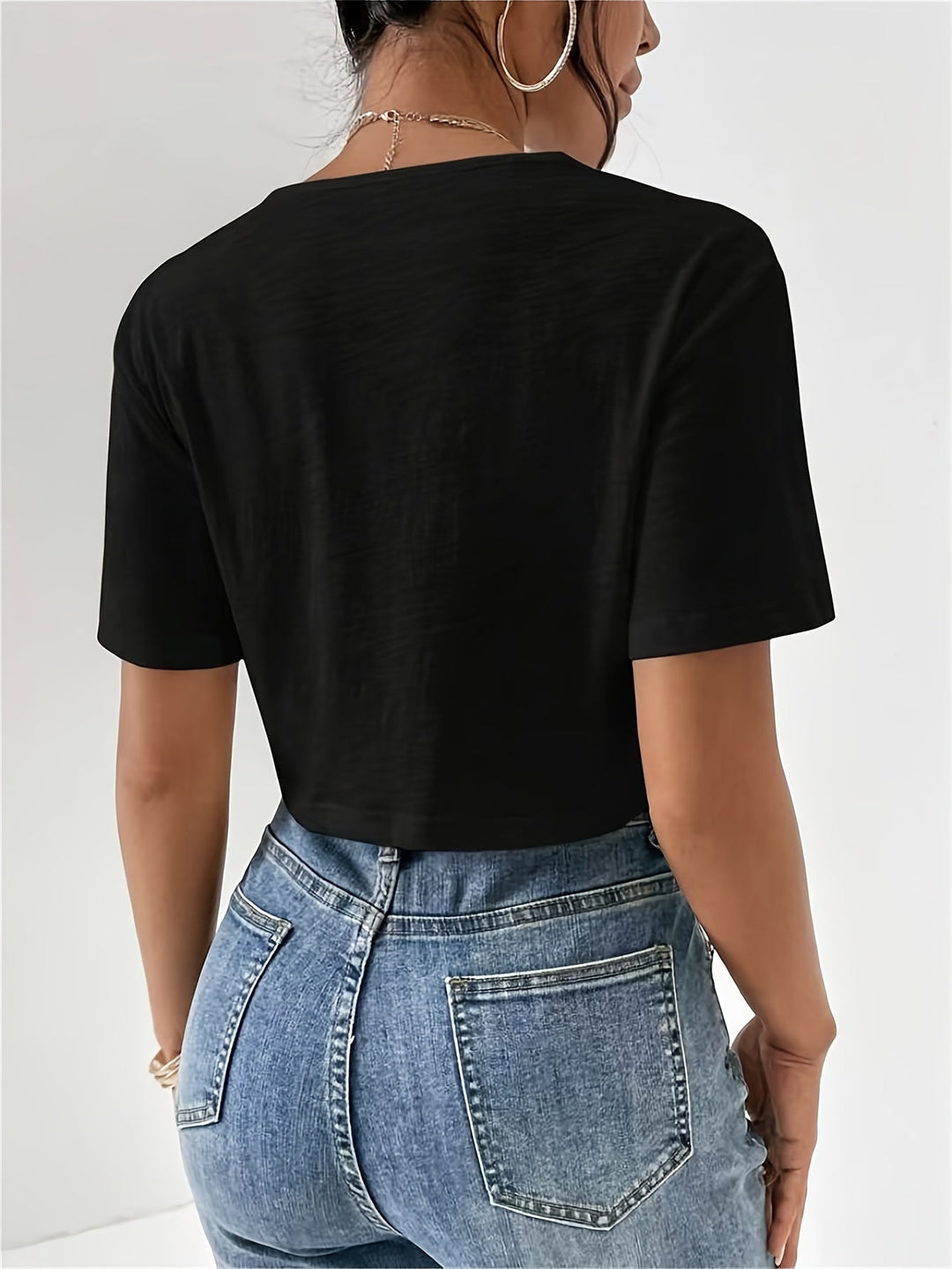 Camiseta de Textura Femenina en Bonito Color Cereza
