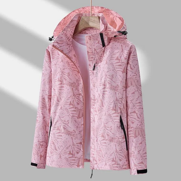Lily - Cazadora primaveral de moda con práctica capucha para mujer