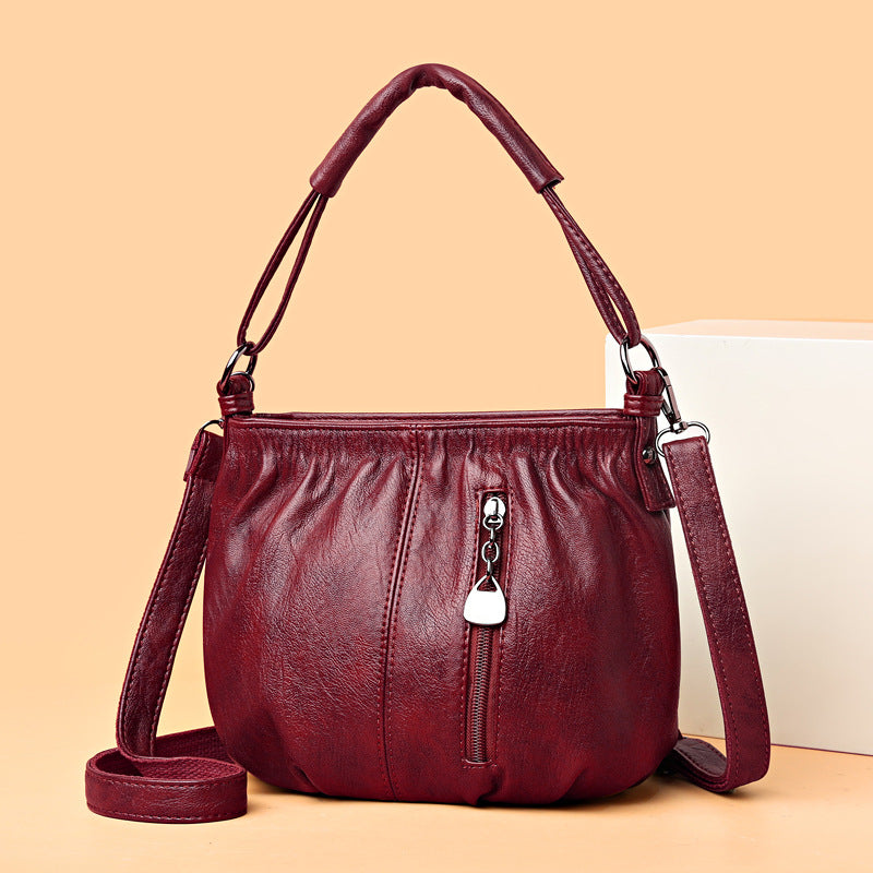 Iris - Elegante y estiloso bolso de piel suave para otoño para mujer