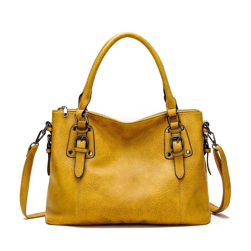 Irene™ - Bolsa de Hombro en Cuero Premium