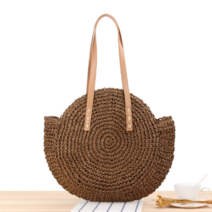 Chelsea - Elegante bolso de paja hecho a mano para mujer