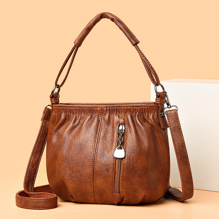 Iris - Elegante y estiloso bolso de piel suave para otoño para mujer