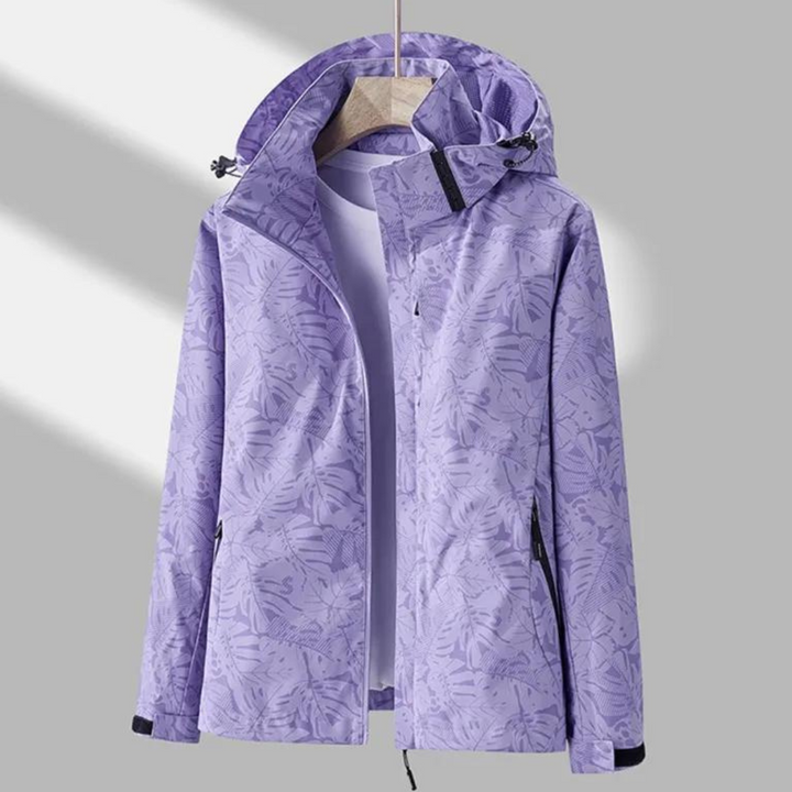 Lily - Cazadora primaveral de moda con práctica capucha para mujer
