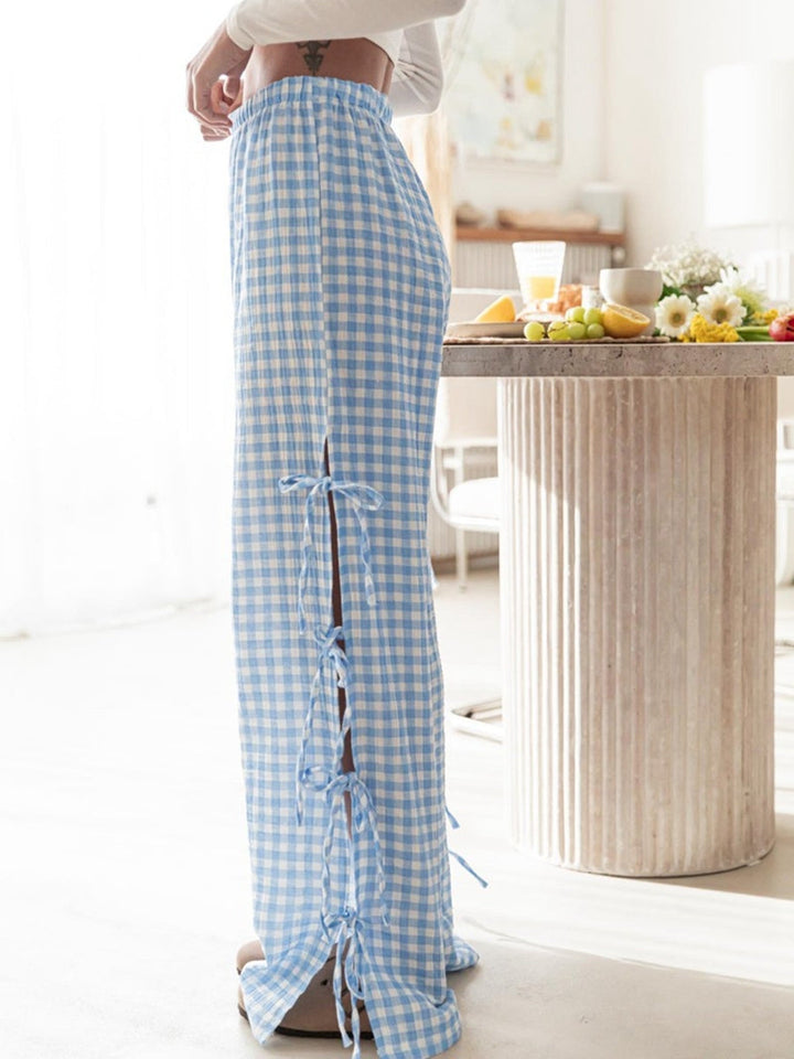 Abbie - Pantalones de mujer de moda con elegantes perneras anchas