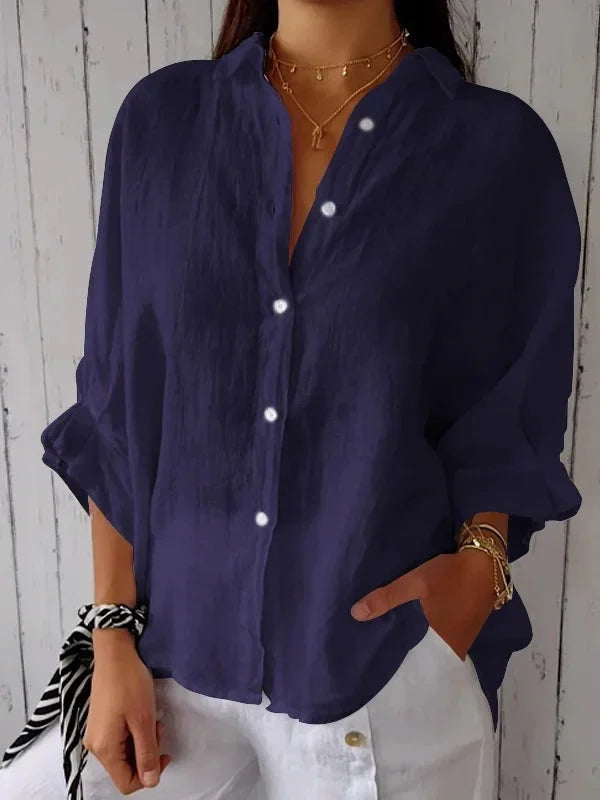 Lena - Elegante y acogedora blusa de verano para mujer