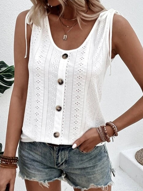 Erica - Camiseta de tirantes femenina amplia y elegante para una comodidad óptima