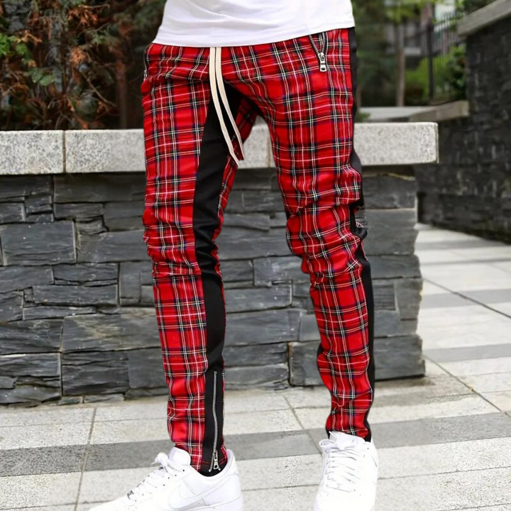 ALOIS - Elegantes pantalones clásicos de hombre a cuadros para un look atemporal