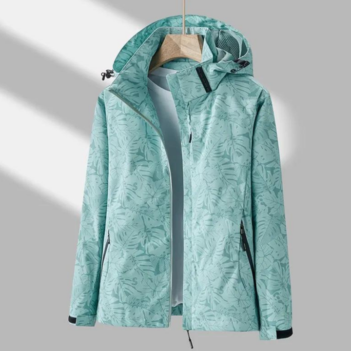 Lily - Cazadora primaveral de moda con práctica capucha para mujer