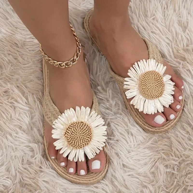 Audrey - Elegantes zapatillas tejidas a mano perfectas para descubrir en verano