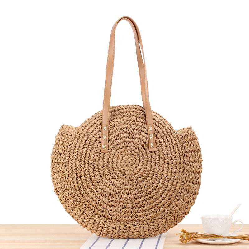Chelsea - Elegante bolso de paja hecho a mano para mujer
