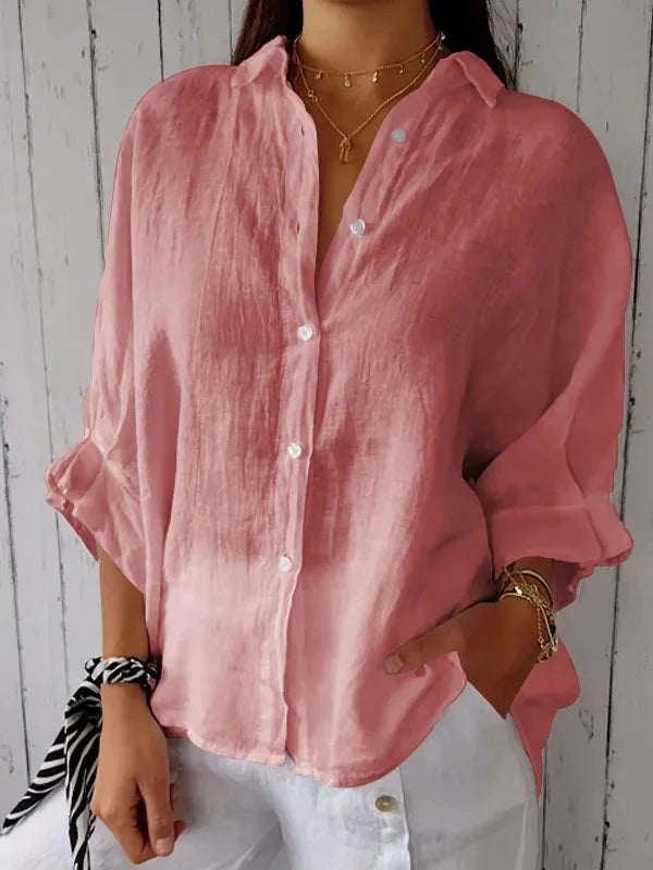 Lena - Elegante y acogedora blusa de verano para mujer