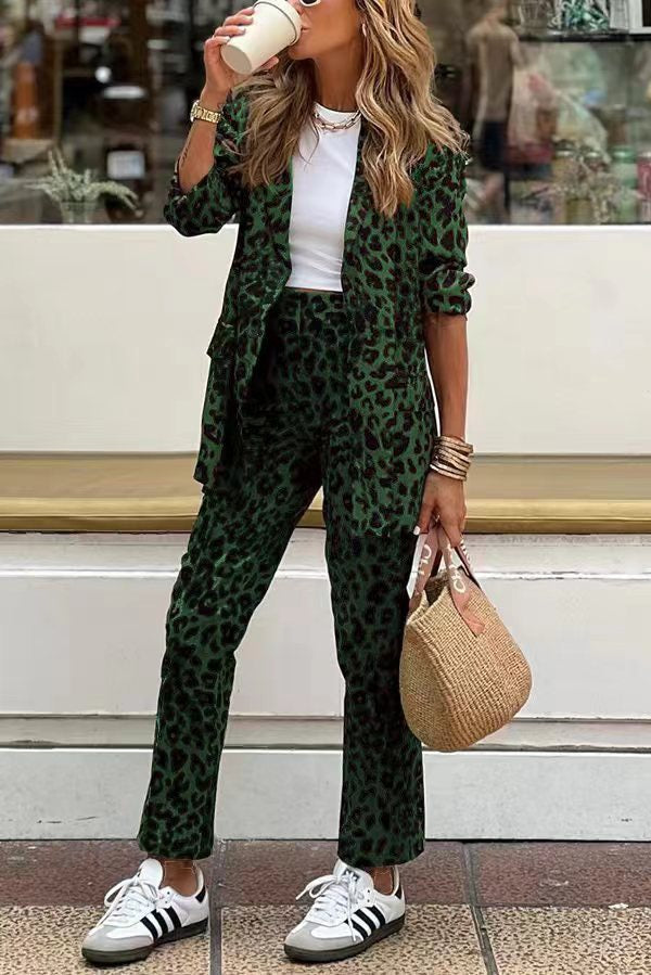 Hélène™ - Conjunto Blazer Premium en Lana