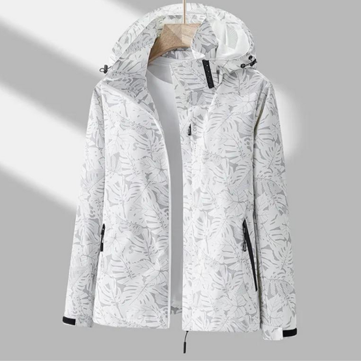 Lily - Cazadora primaveral de moda con práctica capucha para mujer
