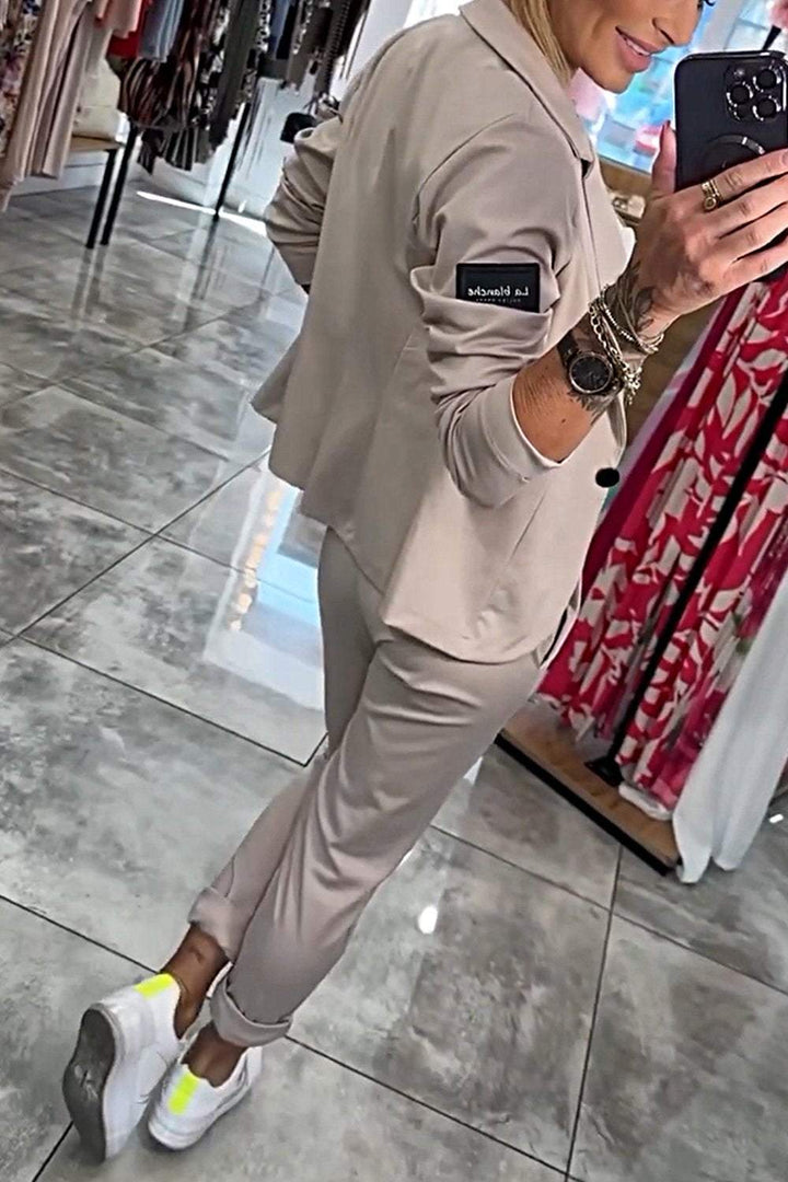 Marie™ - Chaqueta y Pantalones Elegantes de Algodón