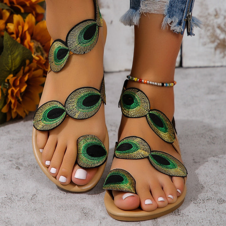 Stella - Sandalias de mujer elegantes y cómodas con suela plana