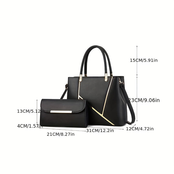 Amanda - Elegante conjunto de 2 bolsos de otoño para mujer