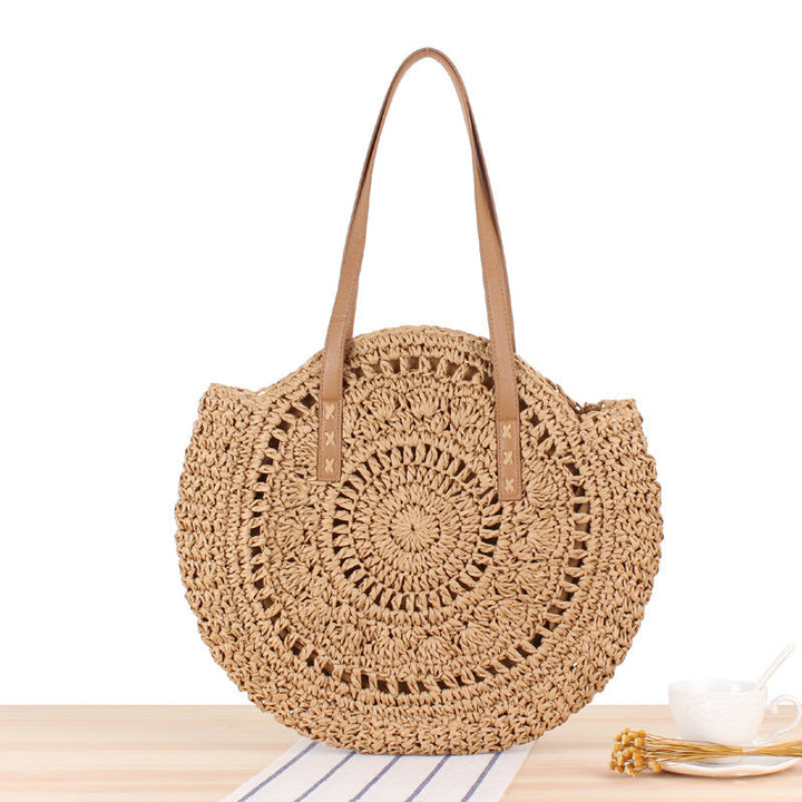 Chelsea - Elegante bolso de paja hecho a mano para mujer