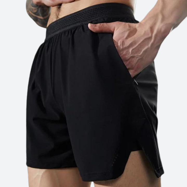 Pantalones cortos deportivos Adriaan de 2 piezas para hombre, para una comodidad y un estilo óptimos