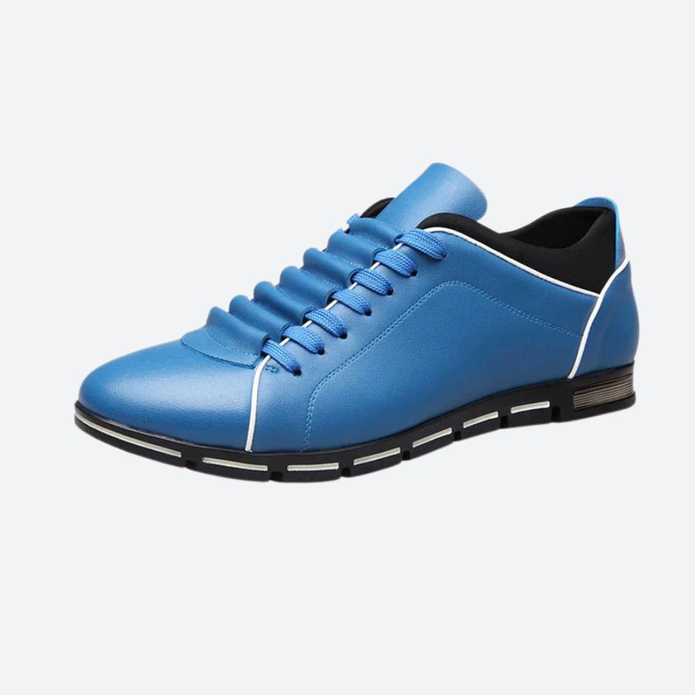 Elegantes zapatillas de piel para hombre - Aser
