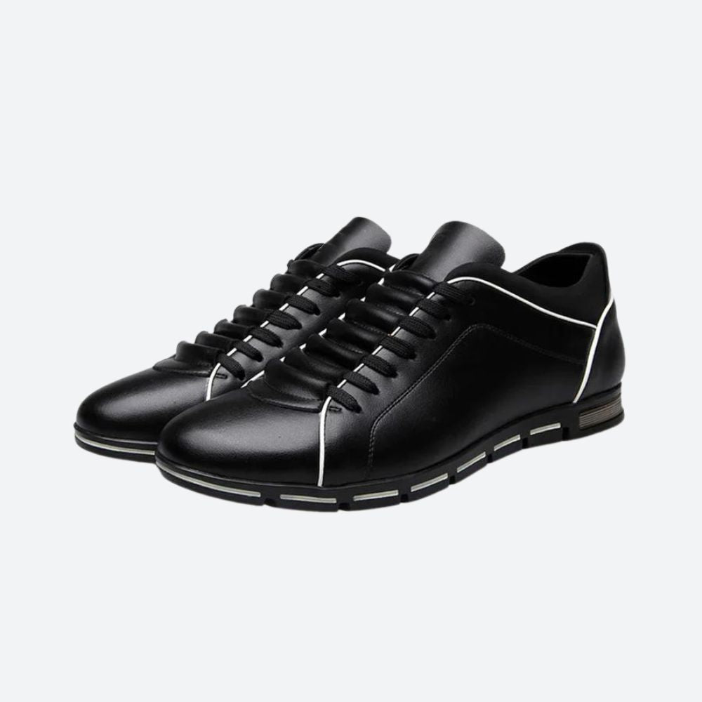 Elegantes zapatillas de piel para hombre - Aser