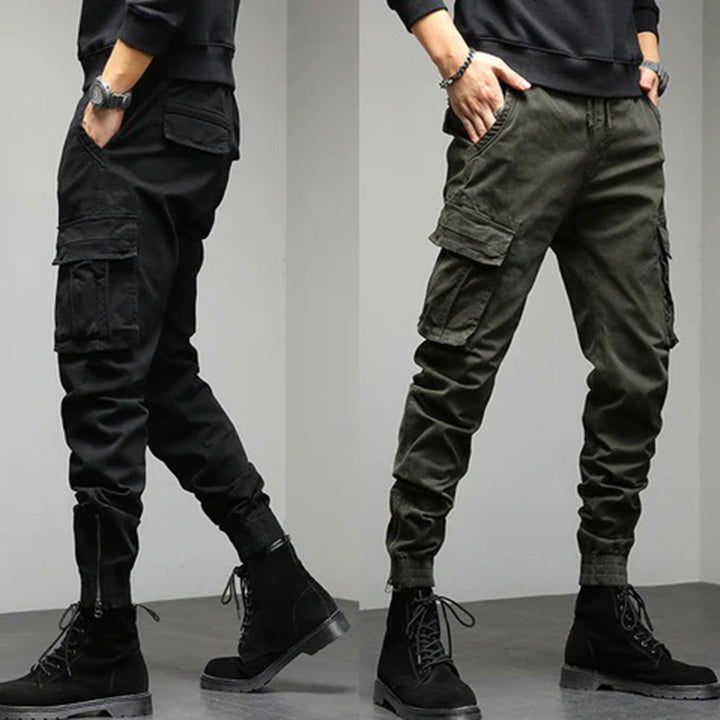 Elegantes pantalones cargo de 6 bolsillos para el hombre moderno - HARRY