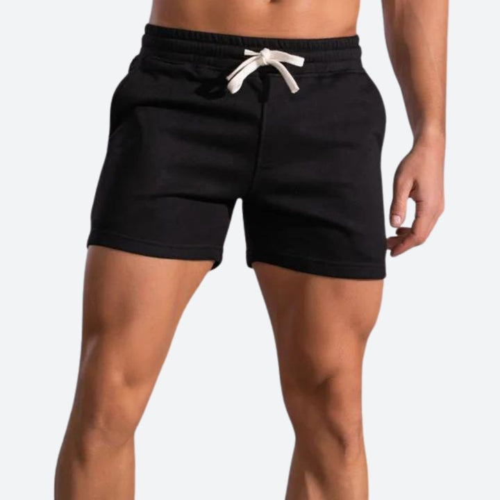 Elegante pantalón corto de entrenamiento clásico para hombre - Apollo