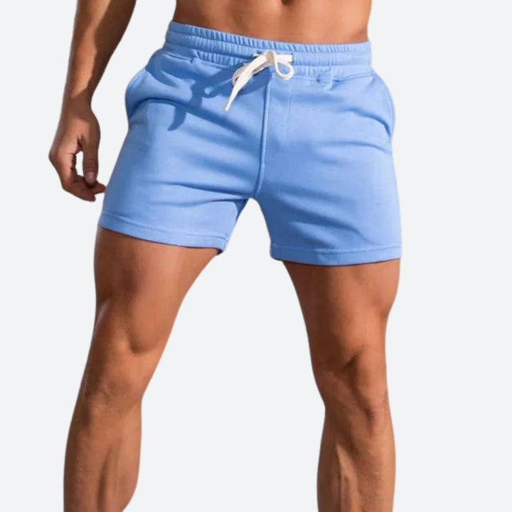 Elegante pantalón corto de entrenamiento clásico para hombre - Apollo