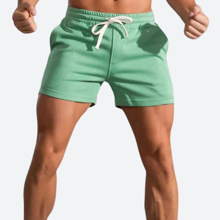 Elegante pantalón corto de entrenamiento clásico para hombre - Apollo