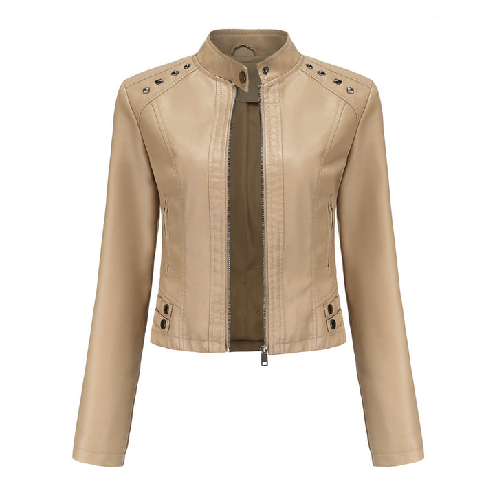 Elegante chaqueta de piel - Colección NAJLA