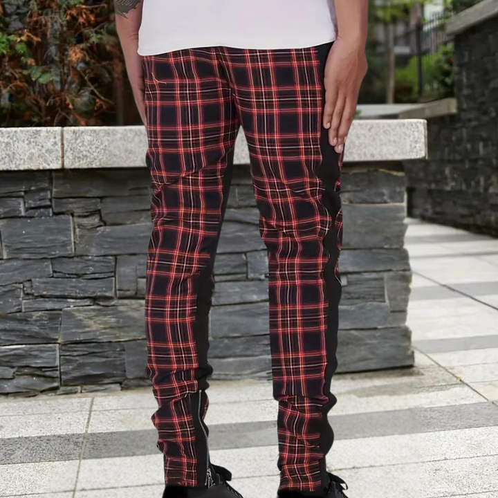 ALOIS - Elegantes pantalones clásicos de hombre a cuadros para un look atemporal