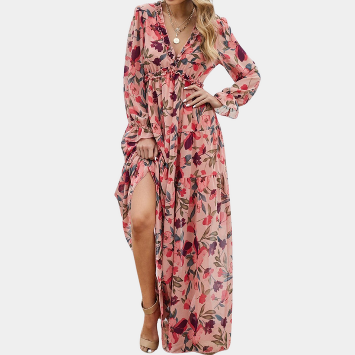 Aubrey - Elegante Vestido Largo de Mujer
