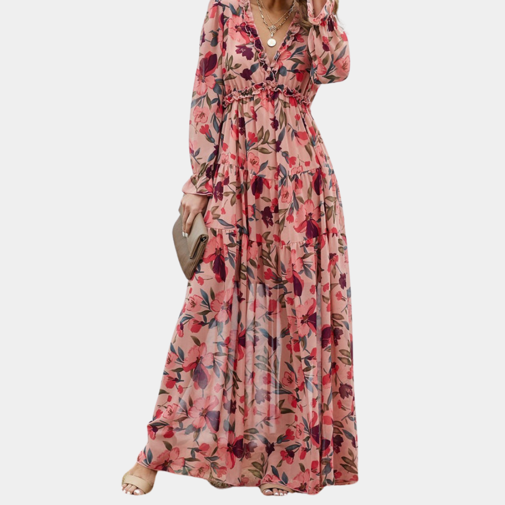Aubrey - Elegante Vestido Largo de Mujer