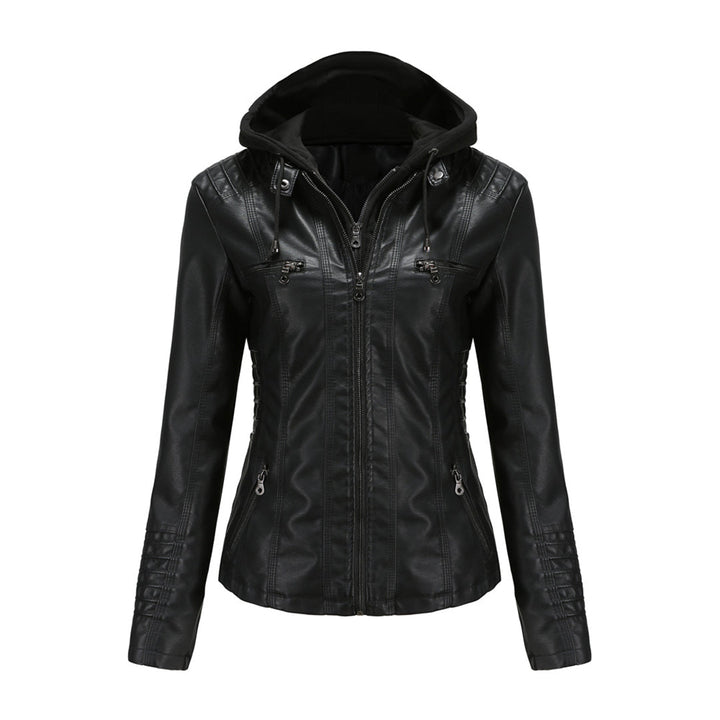Elegante chaqueta de piel para mujer - Colección BARBARA
