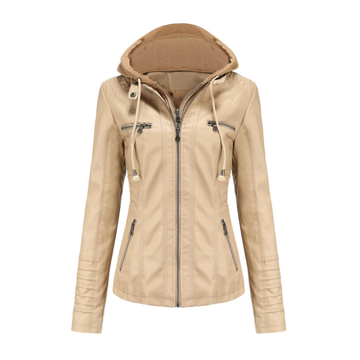 Elegante chaqueta de piel para mujer - Colección BARBARA
