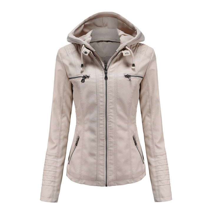 Elegante chaqueta de piel para mujer - Colección BARBARA