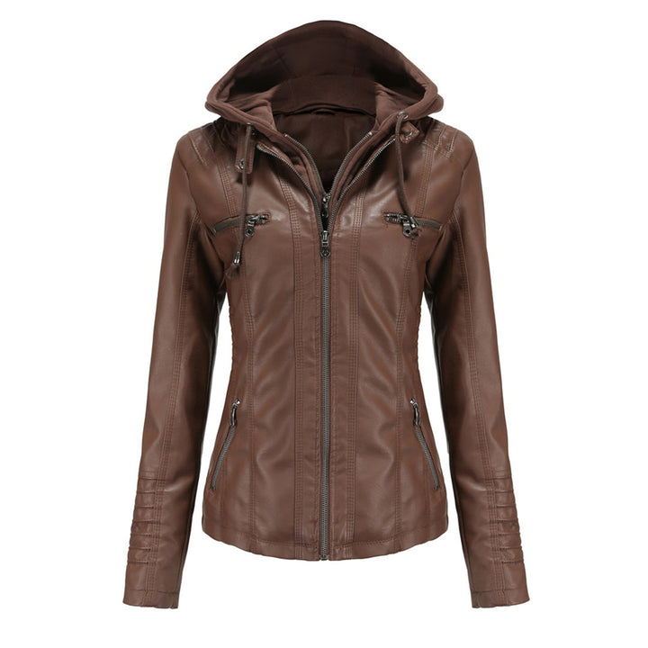 Elegante chaqueta de piel para mujer - Colección BARBARA